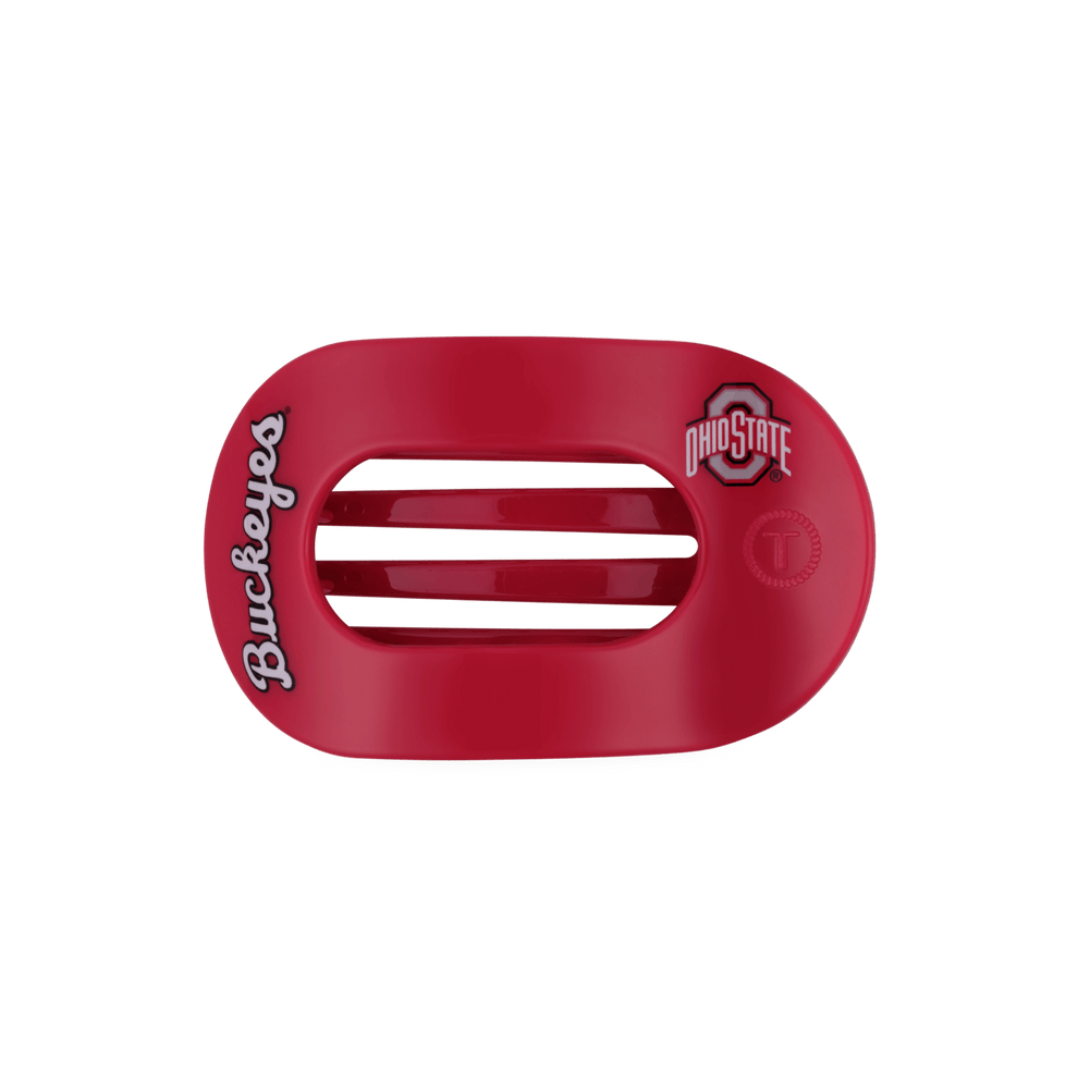 Go Bucks! Ohio State Medium Flat Round Hair Clip - Hair Clips - TELETIES
