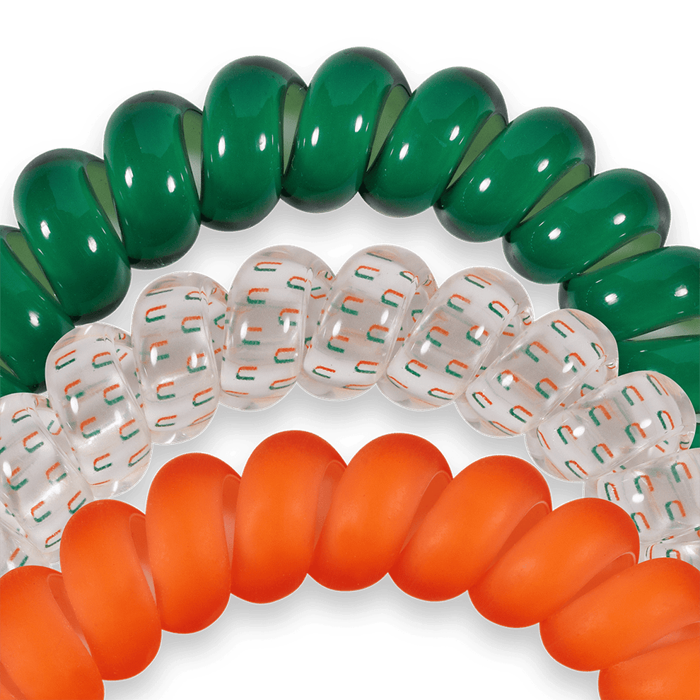 Go Canes! Large Hair Ties - Hair Ties - TELETIES
