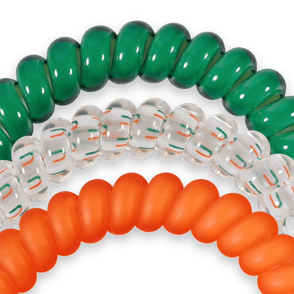 Go Canes! Small Hair Ties - Hair Ties - TELETIES
