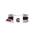 Go Cocks! Small Hair Ties in White Black Garnet Red - Small
