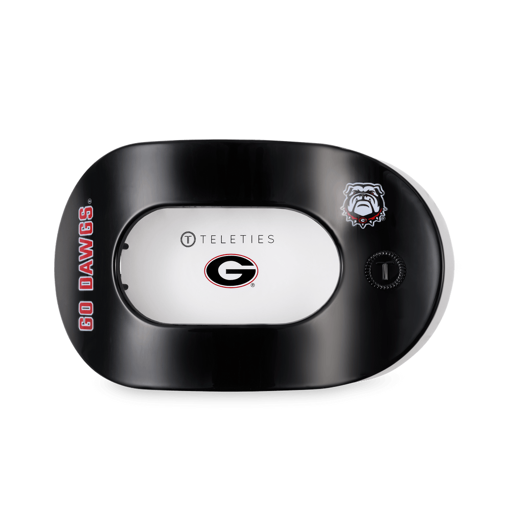 Go Dawgs! Large Flat Round Hair Clip - Hair Clips - TELETIES
