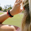 TELETIES - Go Dawgs! Large Hair Ties in Black Red - Large - Image - 4