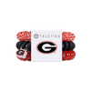 TELETIES - Go Dawgs! Large Hair Ties in Black Red - Large - Image - 1
