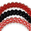 TELETIES - Go Dawgs! Small Hair Ties in Black Red - Small - Image - 3