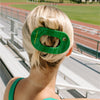 TELETIES - Go Ducks! Large Flat Round Hair Clip in Green Yellow - Large - Image - 4