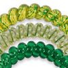 TELETIES - Go Ducks! Large Hair Ties in Green Yellow - Large - Image - 3