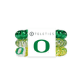 Go Ducks! Large Hair Ties in Green Yellow - Large