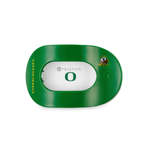 Go Ducks! Medium Flat Round Hair Clip