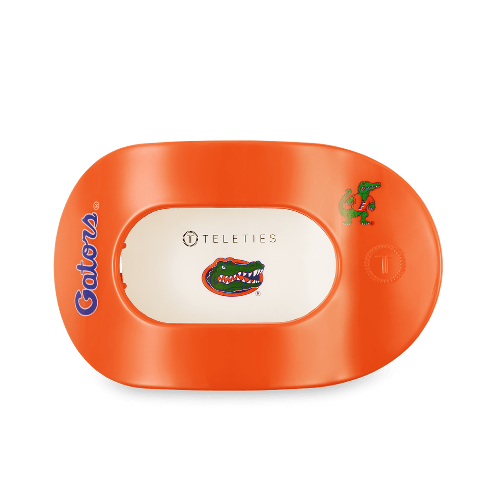 Go Gators! Large Flat Round Hair Clip - Hair Clips - TELETIES
