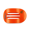 Go Gators! Large Flat Round Hair Clip
                in Orange Blue - Large
            