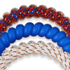 TELETIES - Go Gators! Small Hair Ties in Orange White Blue - Small - Image - 3