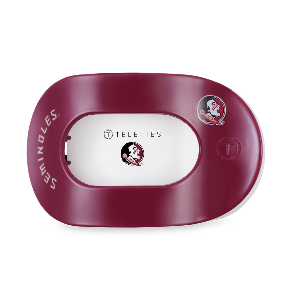 Go Noles! Large Flat Round Hair Clip - Hair Clips - TELETIES
