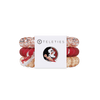 TELETIES - Go Noles! Large Hair Ties in Gold Garnet Red - Large - Image - 1