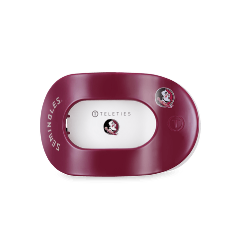 Go Noles! Medium Flat Round Hair Clip