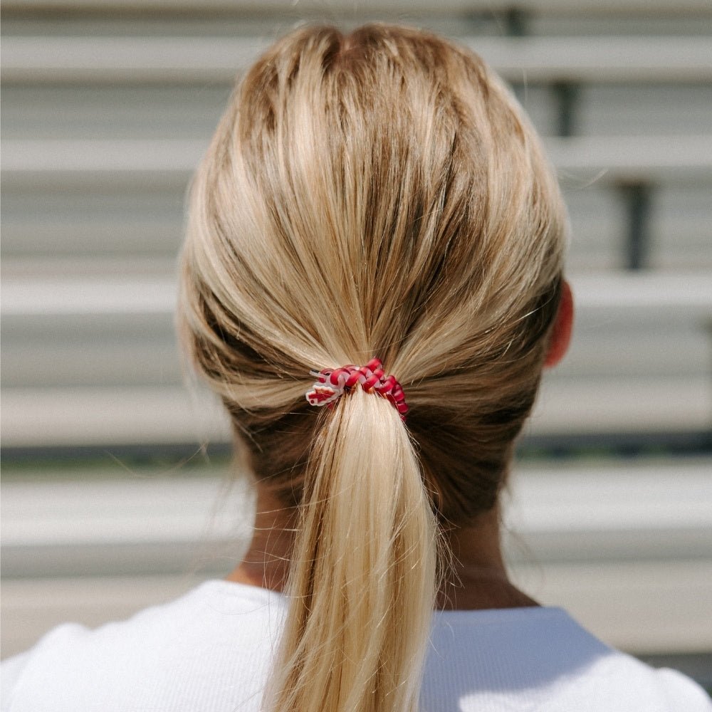 TELETIES - Go Noles! Small Hair Ties in Gold Garnet Red - Small