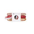 Go Noles! Small Hair Ties in Gold Garnet Red - Small