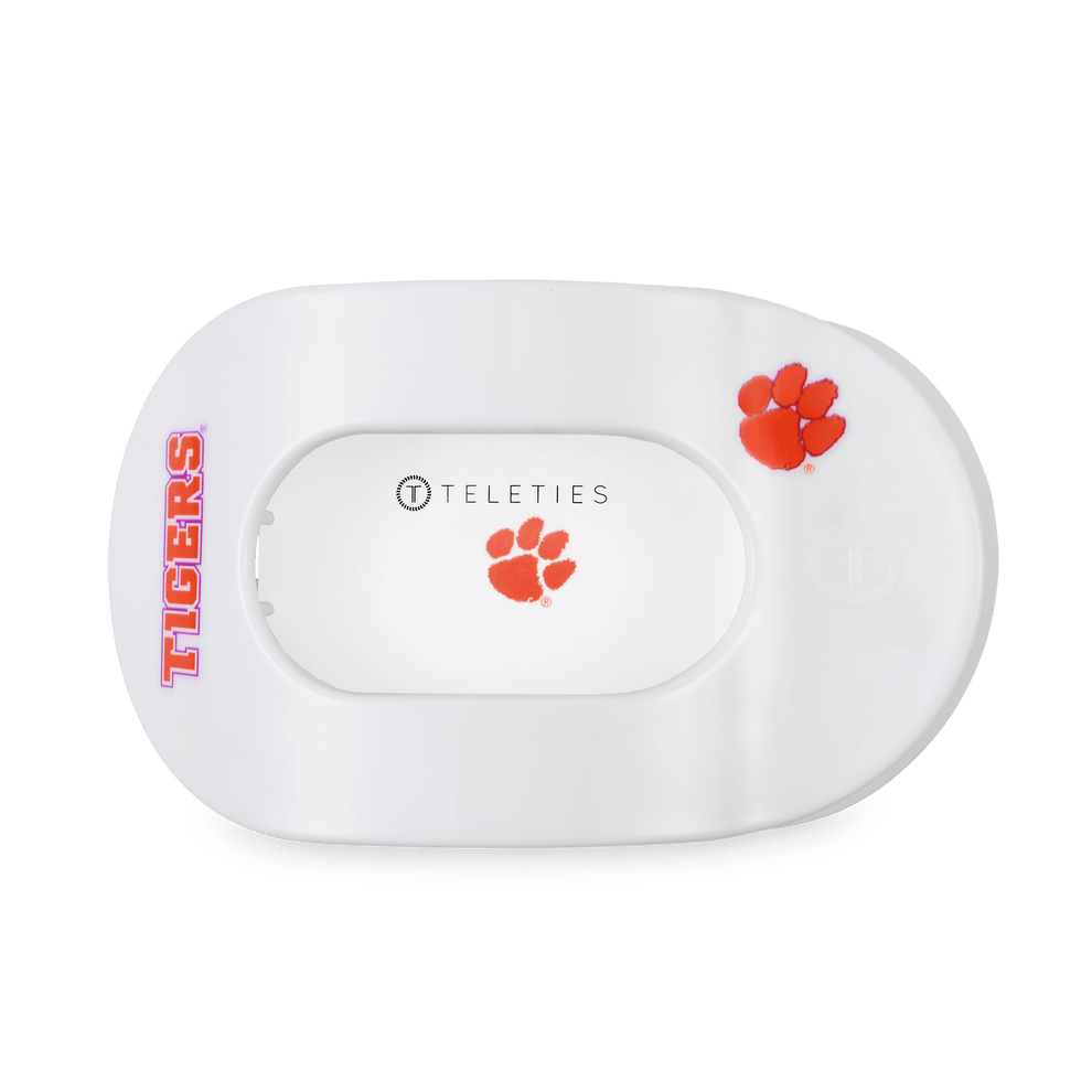 Go Tigers! Large Flat Round Hair Clip - Hair Clips - TELETIES
