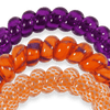 TELETIES - Go Tigers! Large Hair Ties in Orange Purple - Large - Image - 3