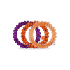TELETIES - Go Tigers! Large Hair Ties in Orange Purple - Large - Image - 2