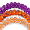 TELETIES - Go Tigers! Small Hair Ties in Orange Purple - Small - Image - 3