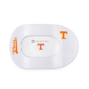 TELETIES - Go Vols! Large Flat Round Hair Clip in White Orange - Large - Image - 2