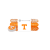 TELETIES - Go Vols! Small Hair Ties in White Orange - Small - Image - 1