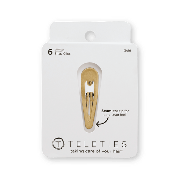 Gold Snap Clip (6Ct) in Gold | TELETIES