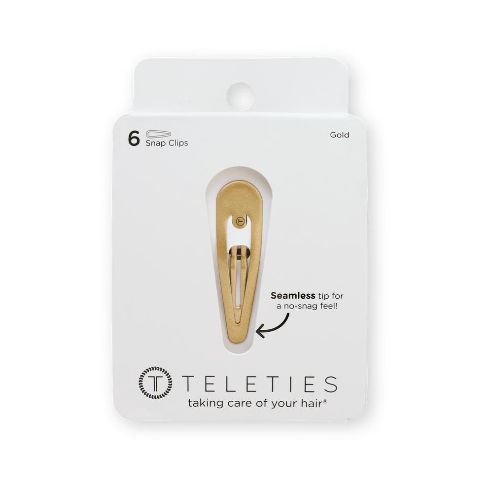 Gold Snap Clip (6ct) - Snap Clip - TELETIES
