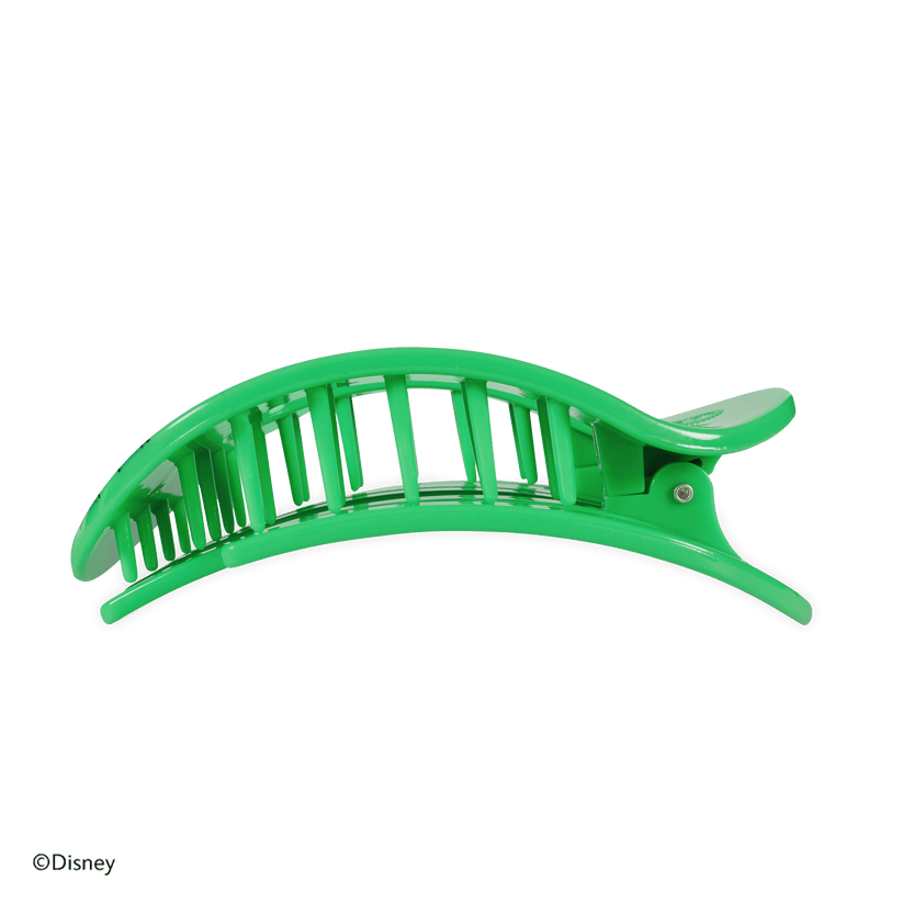 TELETIES - Goofy Large Flat Round Hair Clip in Green - Large - Image 3