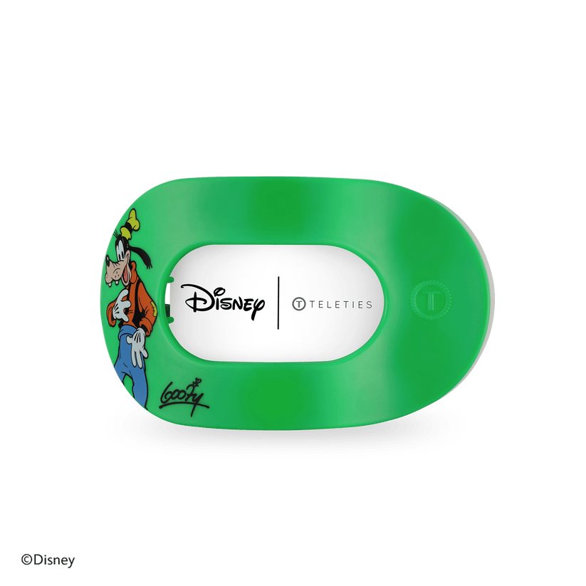 TELETIES - Goofy Medium Flat Round Hair Clip in Green - Medium - Image 2