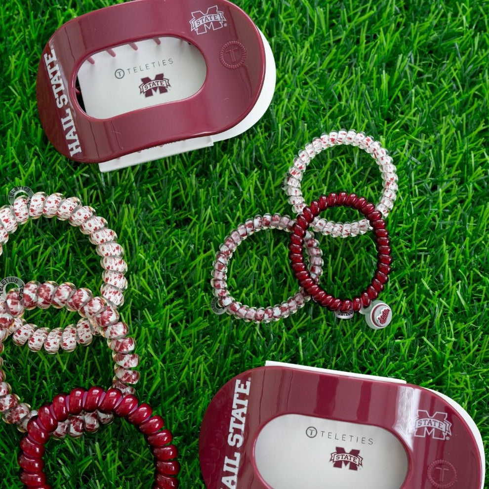 Hail State! Large Flat Round Hair Clip - Hair Clips - TELETIES
