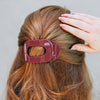 Hail State! Medium Flat Round Hair Clip - Hair Clips - TELETIES
