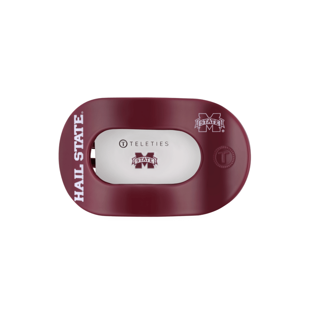 Hail State! Medium Flat Round Hair Clip - Hair Clips - TELETIES

