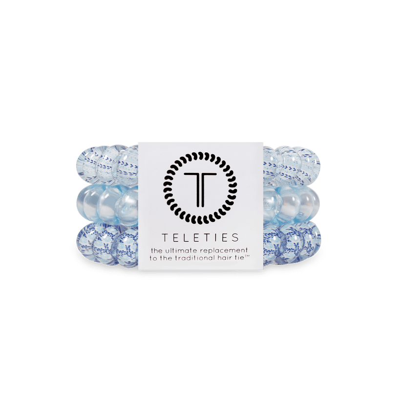 TELETIES - Hampton Bay Large Hair Ties in Blue - Large - Image 1