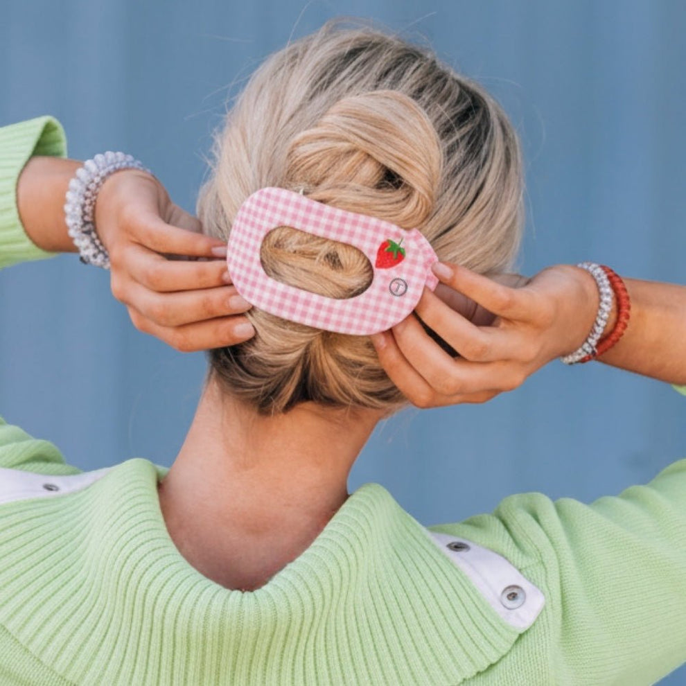 Handpicked Large Flat Round Hair Clip - Hair Clips - TELETIES
