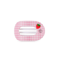 Handpicked Small Flat Round Hair Clip
                in Pink - Small
            