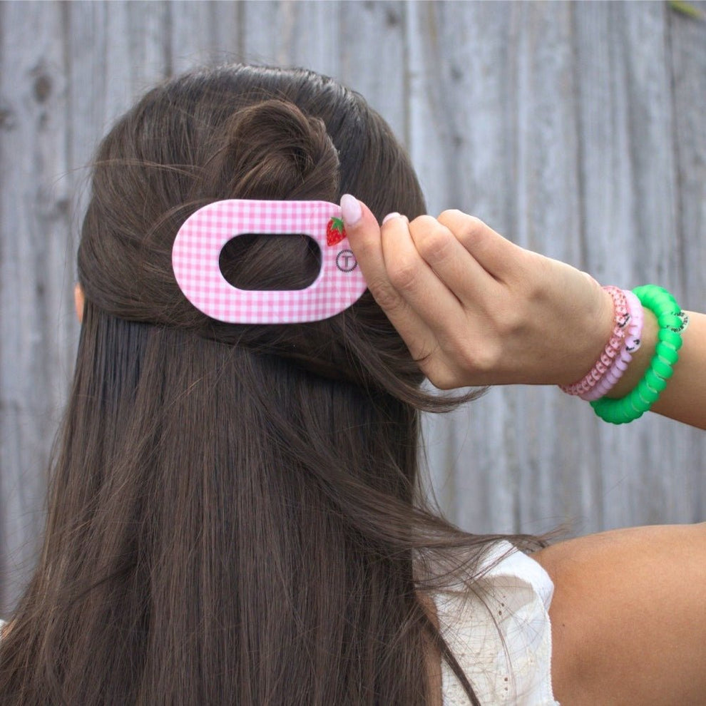 Handpicked Small Flat Round Hair Clip - Hair Clips - TELETIES
