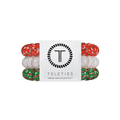 Holiday Confetti Large Hair Ties
                in Red White Green - Large
            