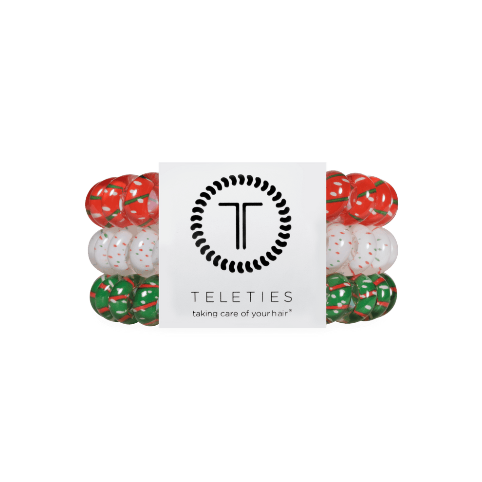 Holiday Confetti Large Hair Ties - Hair Ties - TELETIES
