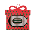 Holiday Flat Round Ornament
                in Yellow
            
