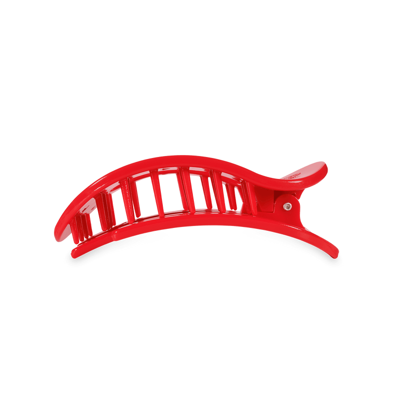 TELETIES - Hotty Toddy! Medium Flat Round Hair Clip in Red Blue - Medium - Image 3