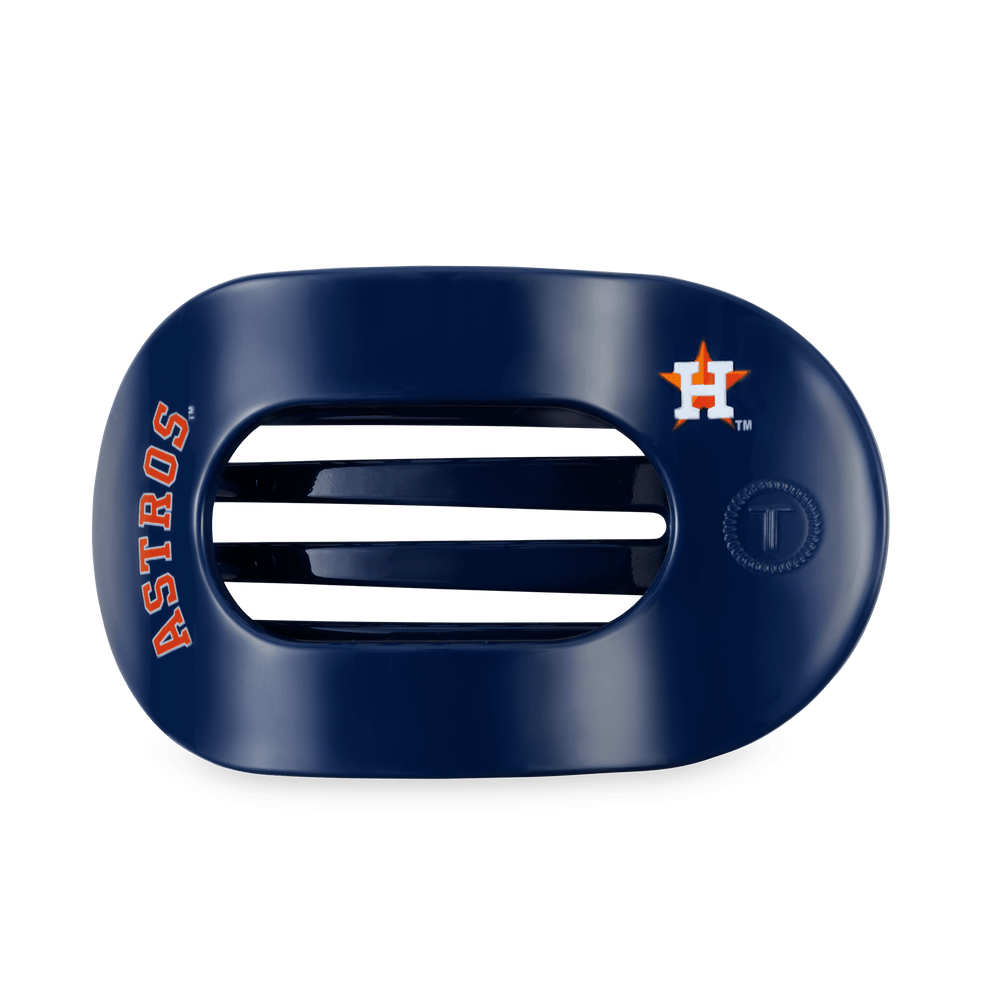 Houston Astros Large Flat Round Hair Clip - Hair Clips - TELETIES
