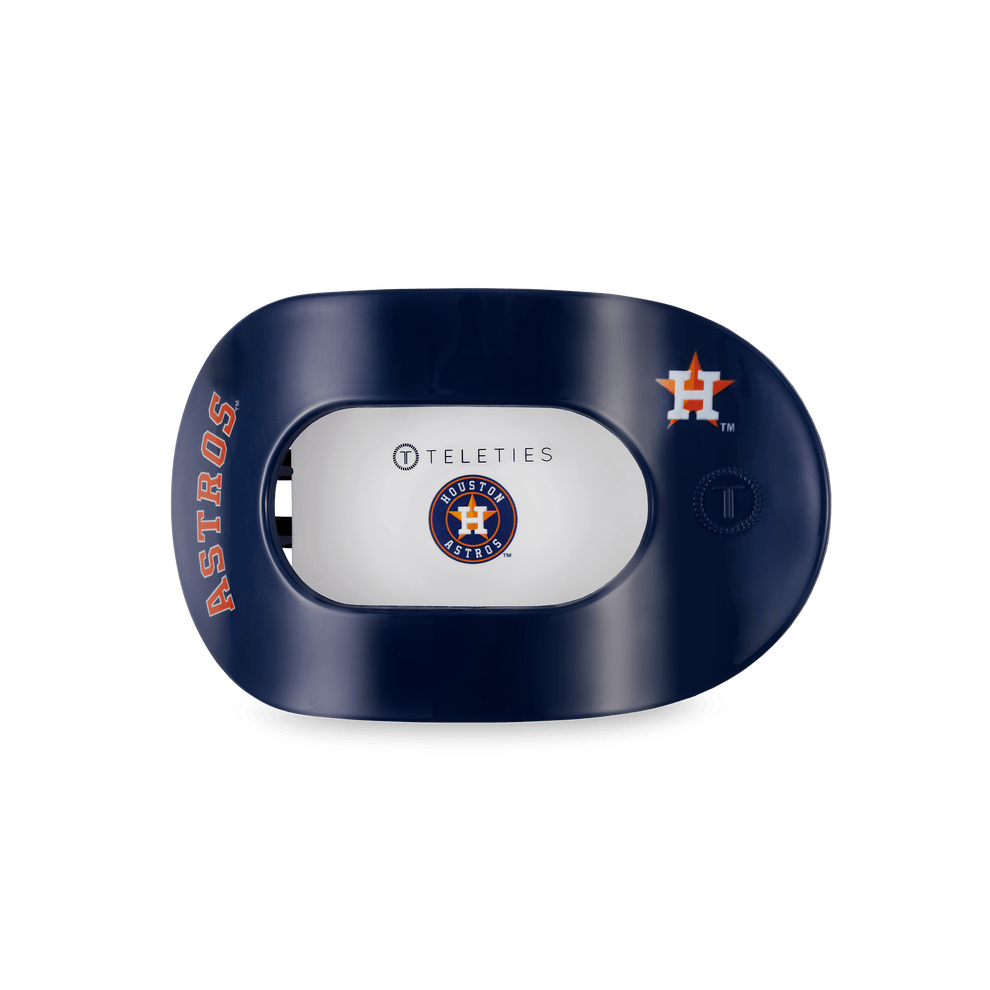 Houston Astros Medium Flat Round Hair Clip - Hair Clips - TELETIES
