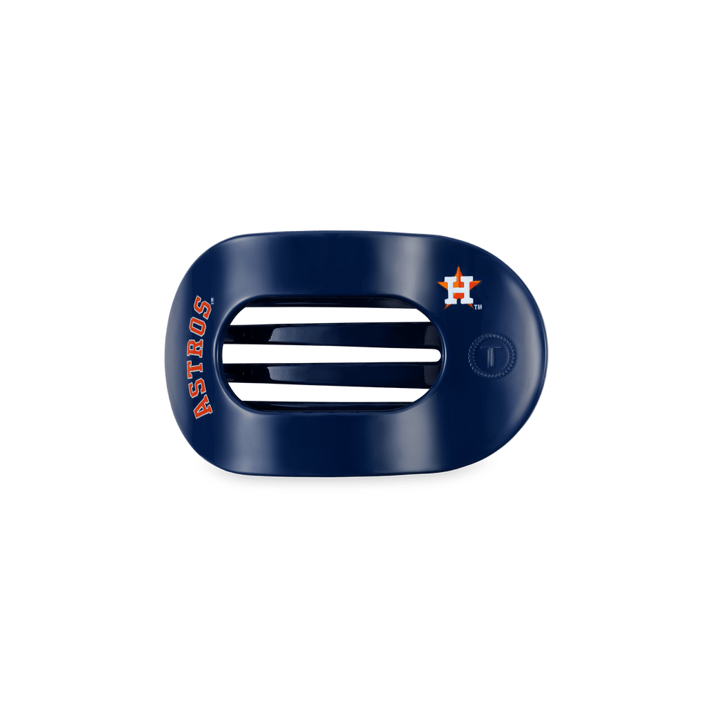 Houston Astros Small Flat Round Hair Clip - Hair Clips - TELETIES
