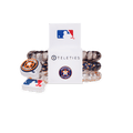 Houston Astros Small Hair Ties in Blue Orange Grey - Small