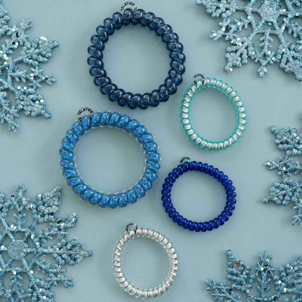 Indigo Magic Mix Pack Hair Ties - Hair Ties - TELETIES
