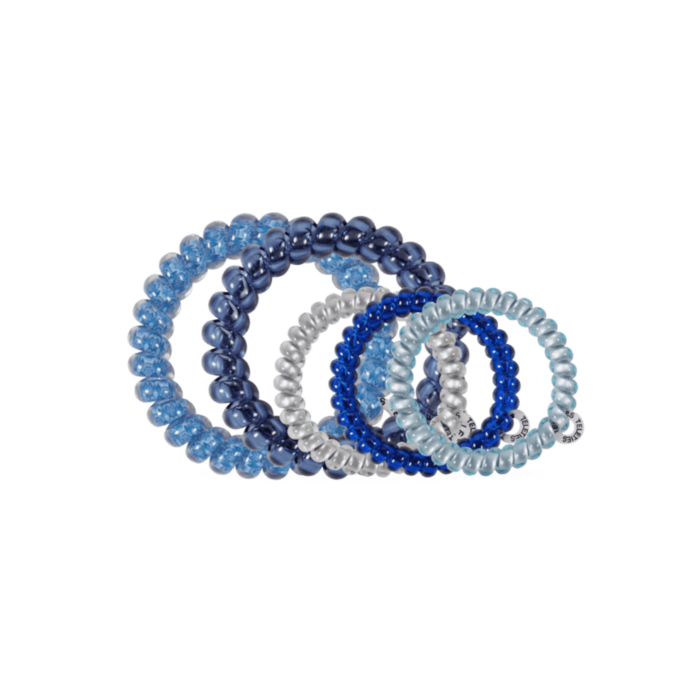 Indigo Magic Mix Pack Hair Ties - Hair Ties - TELETIES
