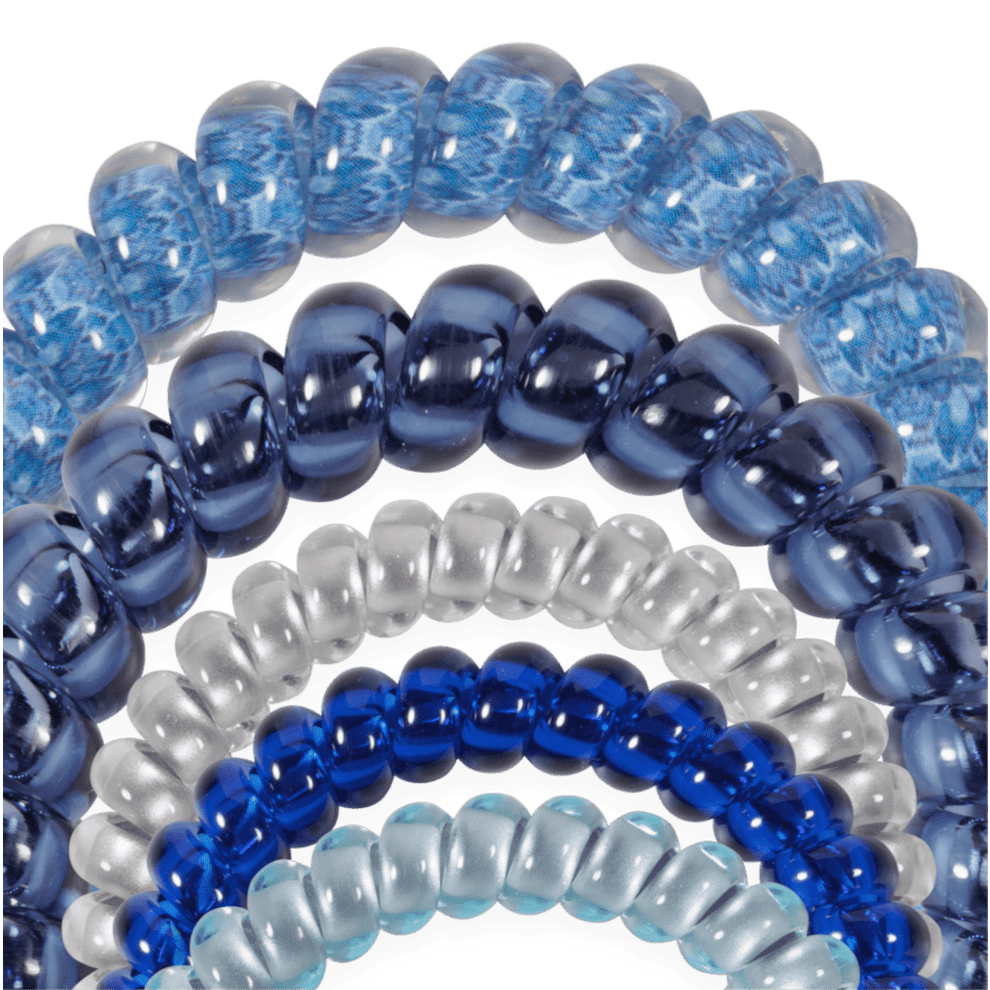 Indigo Magic Mix Pack Hair Ties - Hair Ties - TELETIES
