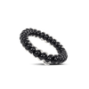 Jet Black Large Hair Ties - Hair Ties - TELETIES
