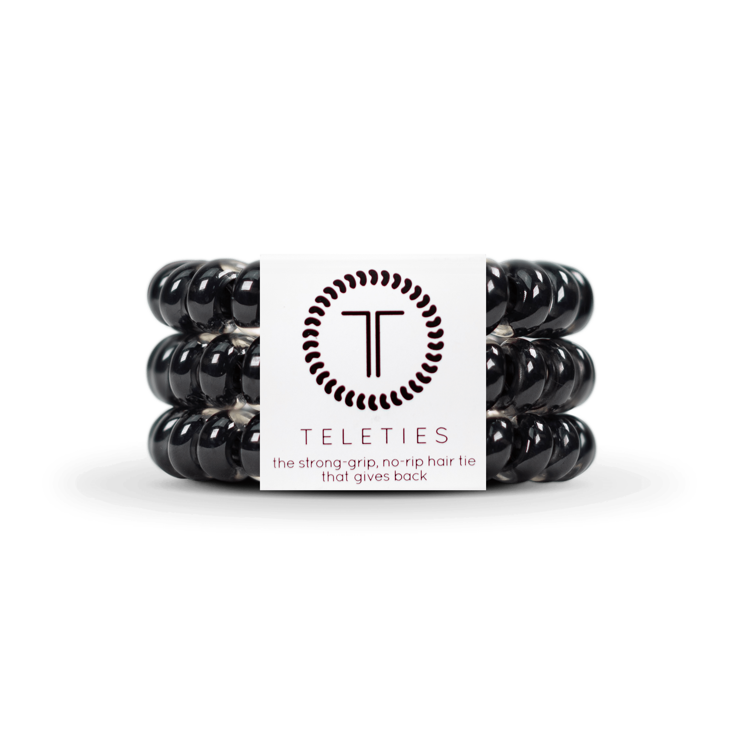 Jet Black Hair Ties